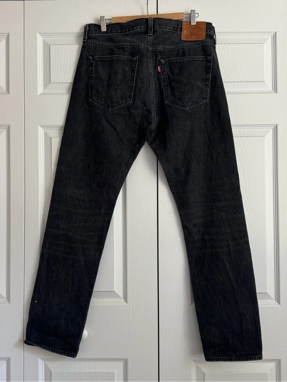 Levi’s 501 Black Selvedge Tapered Jeans
